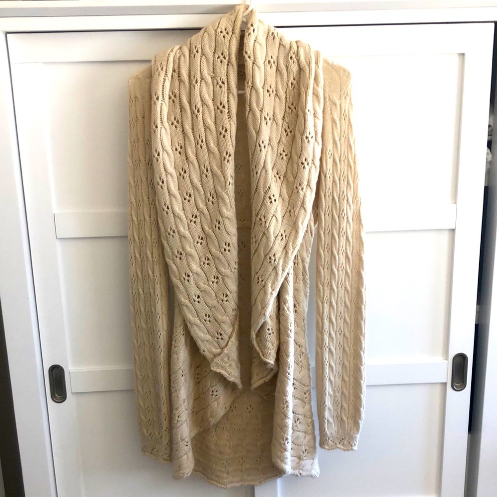 Cream knit sweater